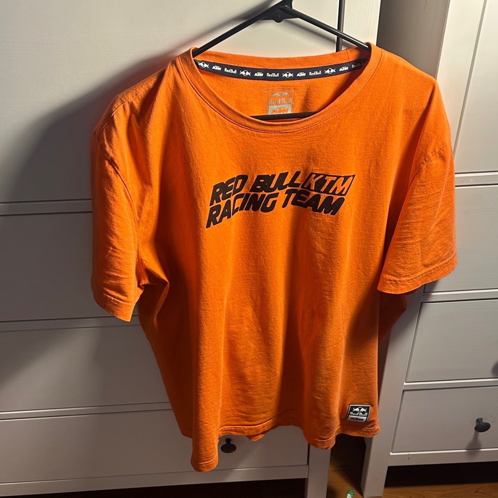 Red Bull Racing  KTM Men's Orange Short Sleeve Tee